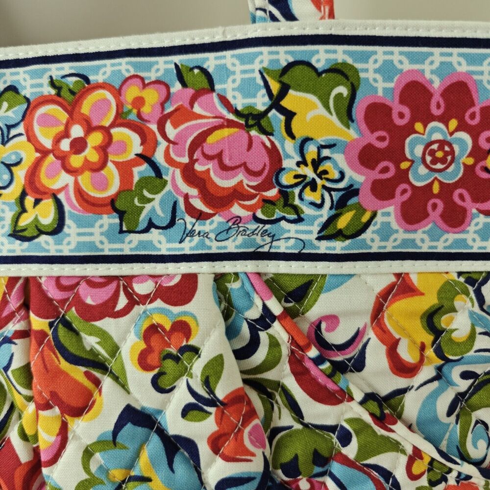 Vera Bradley Morgan Shoulder Tote Bag in Hope Garden Pattern Colorful Floral NWT - Picture 5 of 8